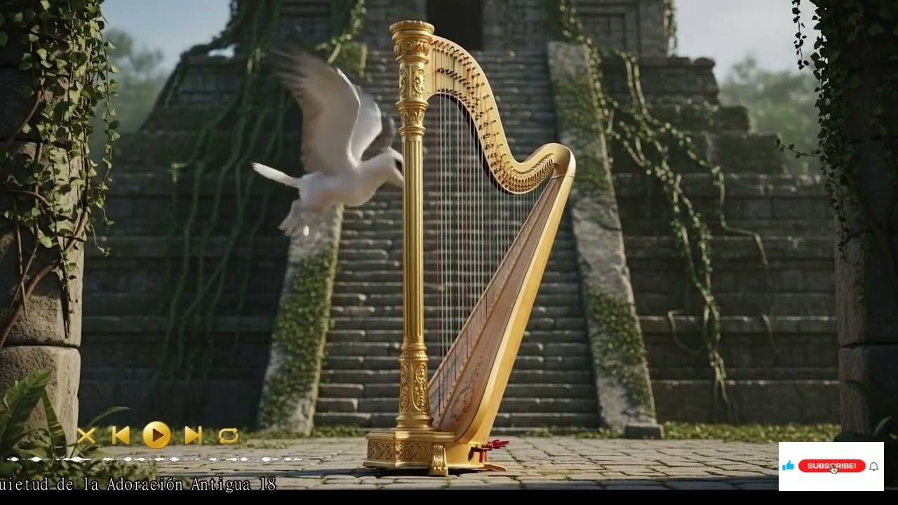 🕎 Prophetic Harp and Heavenly Echoes | Sacred Inspiration · Eternal Garden