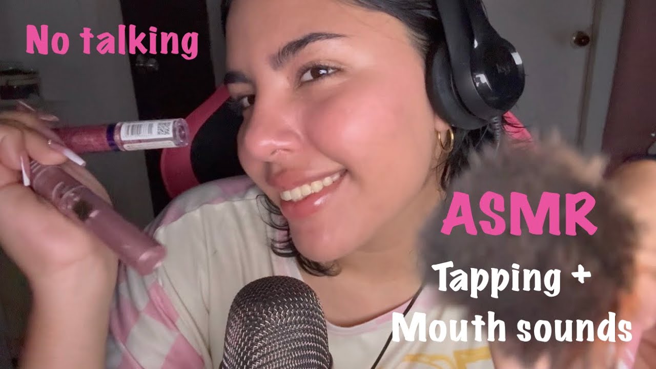 ASMR - NO TALKING, Tapping + Mouth sounds 💕