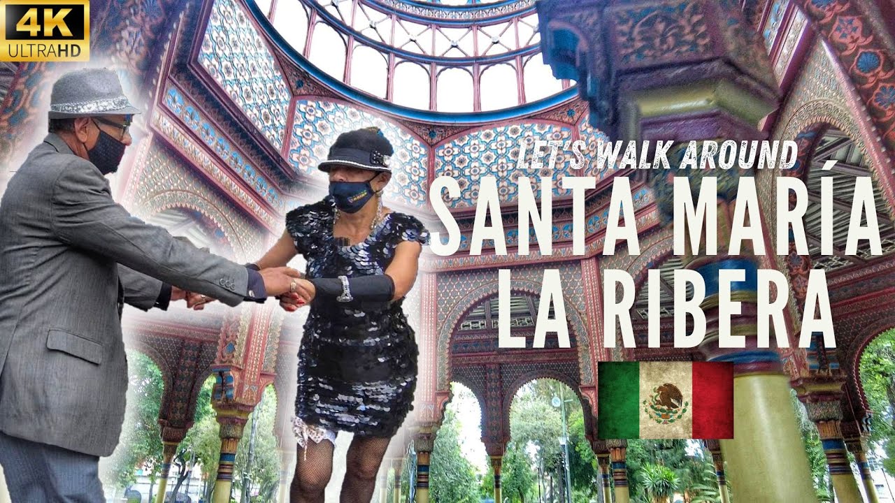 🇲🇽 САНТА-МАРИЯ-ла-РИБЕРА, CDMX | Следующая БОЛЬШАЯ ВЕЩЬ Мехико? | ПРОГУЛКА ПО ГОРОДУ 4K