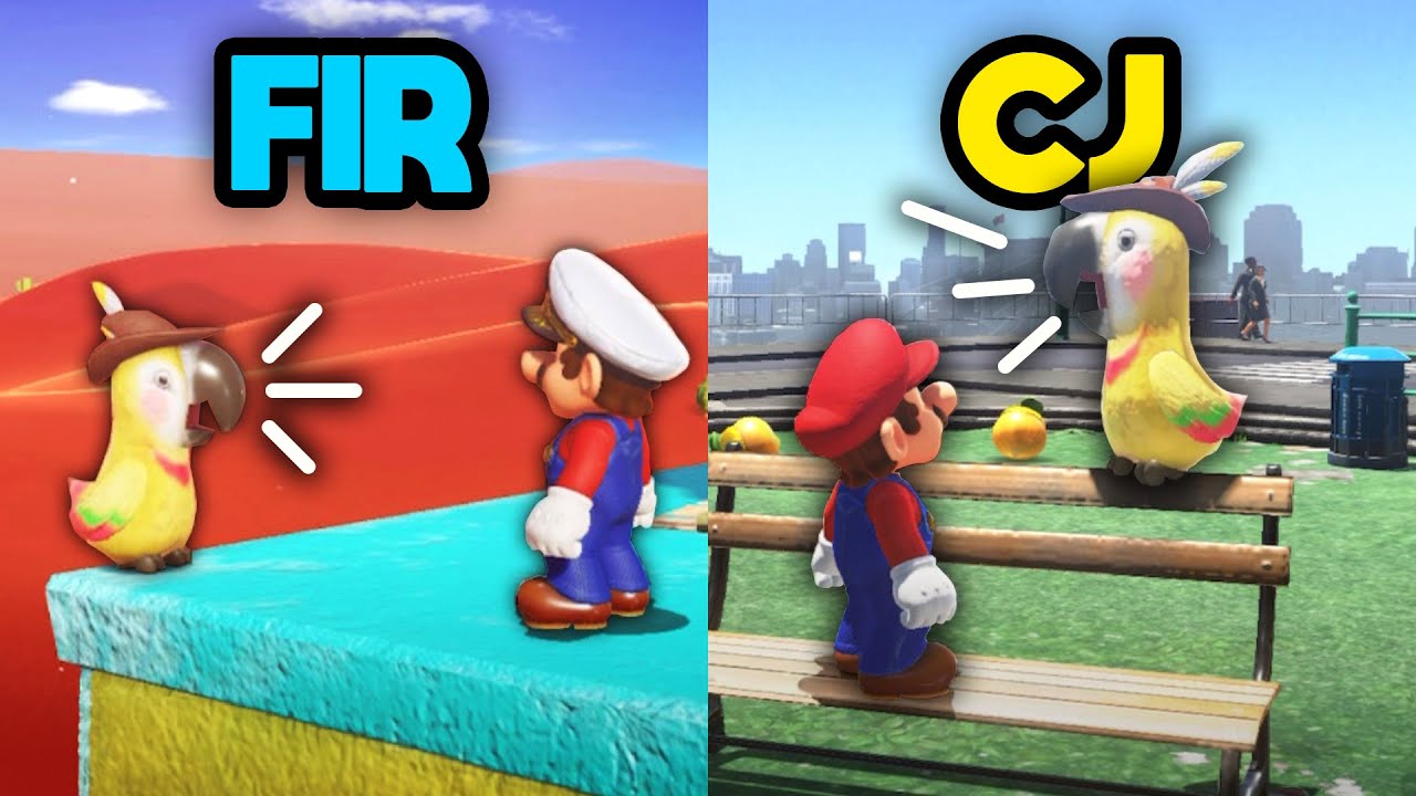 I Raced cjya in a Mario Odyssey 