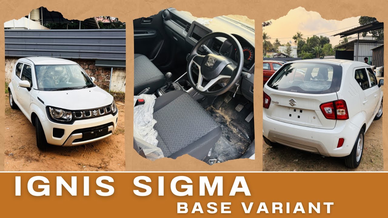 Maruti Suzuki Ignis Sigma Base Variant Detailed Malayalam Review - Onroad Price - EMI - Downpayment