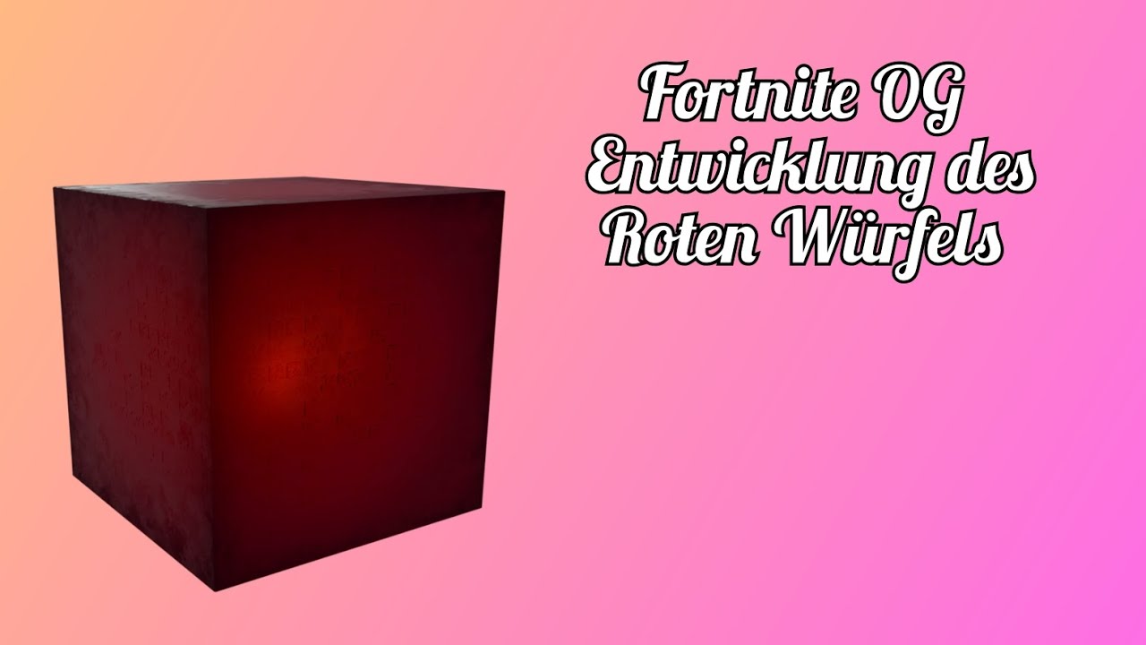 Der Rote Würfel Fortnite OG |FNCOGS5-6|