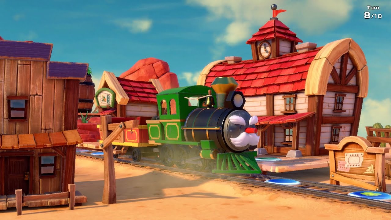 Super Mario Party Jamboree #231 Western Land Donkey Kong vs Birdo vs Shy Guy vs Ninji