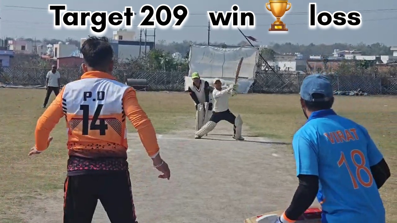 Cricket 🏏 Match Vlog/ Target 209 /Win🏆Loss / haldwani match vlog /Uttarakhand ranji match