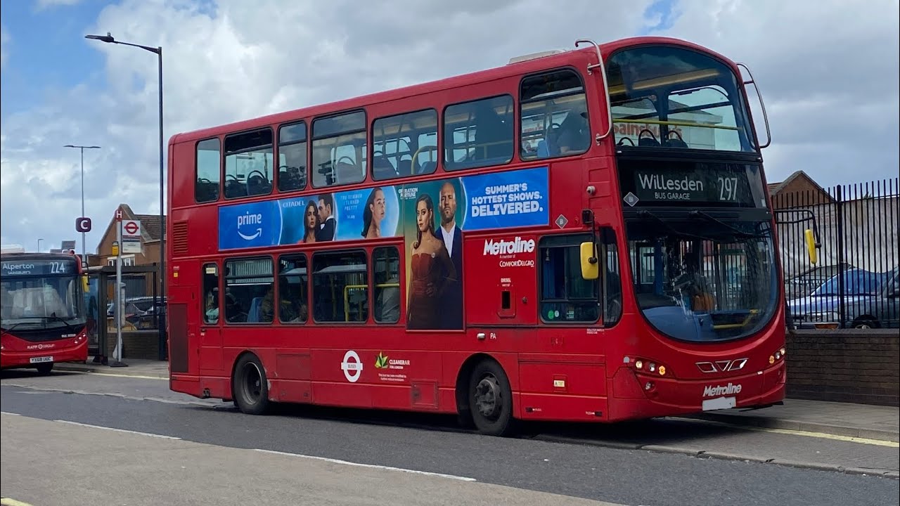 Power Mode Topodyn | Metroline Travel Wrightbus Volvo B9TL pushed to its limits on route 297