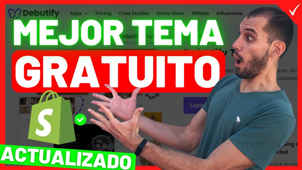 TUTORIAL ✅ PERSONALIZA tu TIENDA ONLINE *PRO* a en SHOPIFY con  DEBUTIFY THEME (MEJOR TEMA SHOPIFY)
