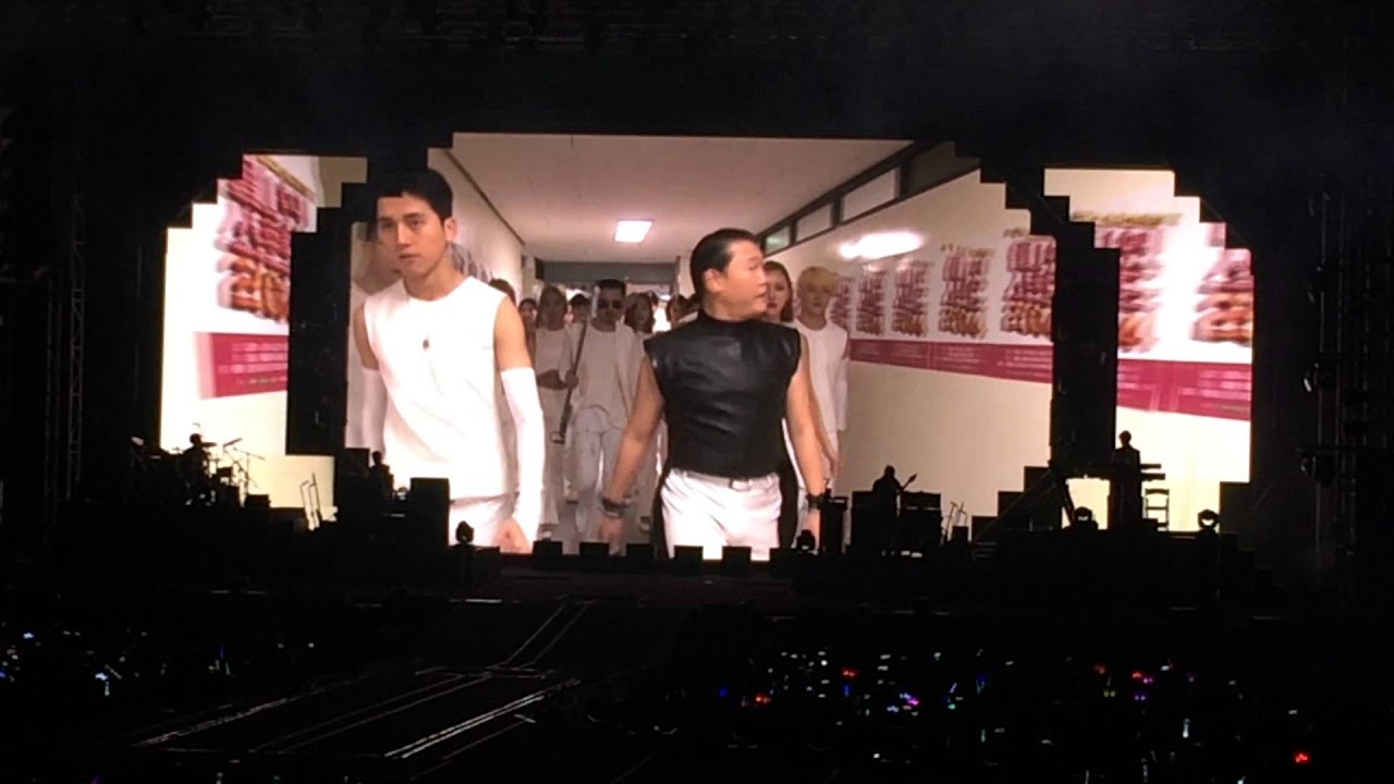Psy begining of concert 19.12.2014 live
