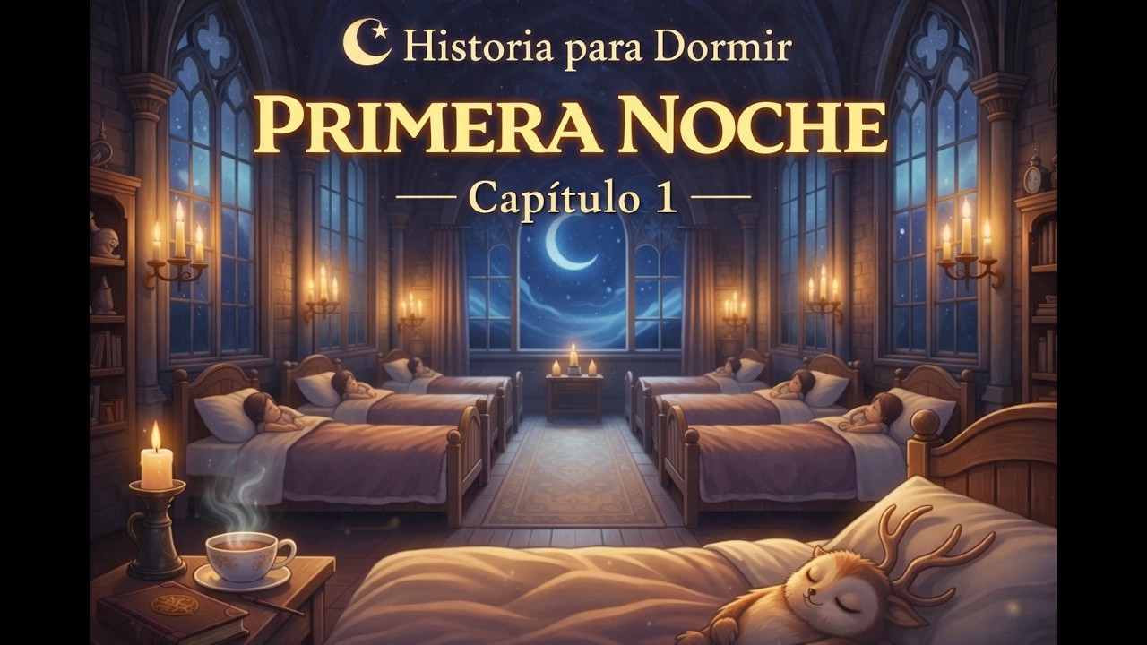 La Llegada 🌙 | Academia de Magia Nocturna – Capítulo 1 | Historia para Dormir