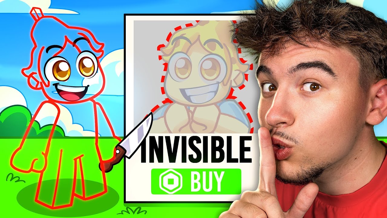 J'ai Triché en INVISIBLE  pour Gagner sur Roblox en MM2 !