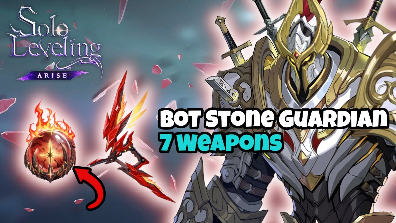 Solo Leveling Arise: 7 Weapons vs Stone Guardian (Battlefield of Time)