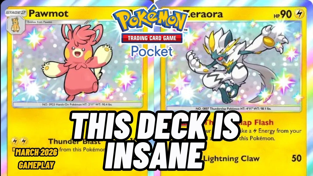 Plasma Punch! PAWMOT & ZERAORA Zap Every Opponent! | Pokemon TCG Pocket
