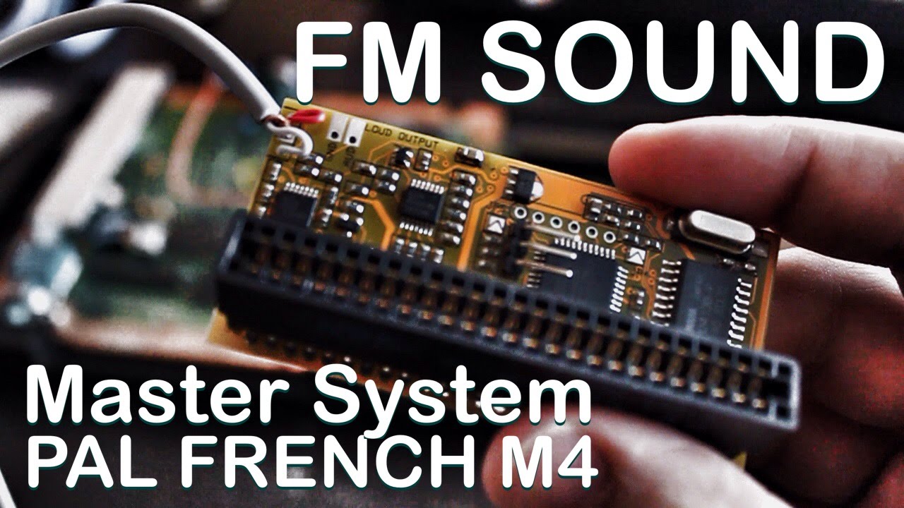 Master System M4 FRENCH mod FM SOUND