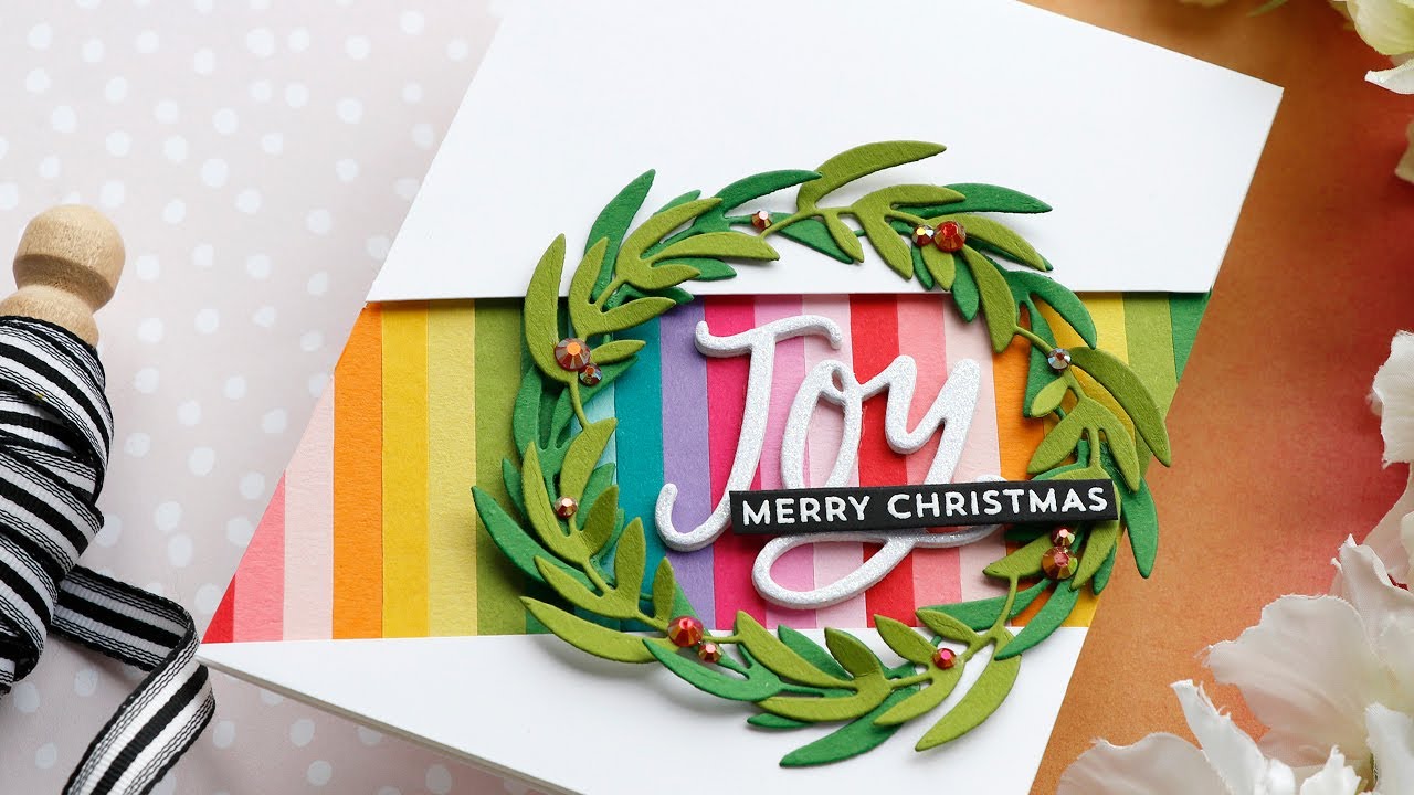 Creative Spark with Laura Bassen - Joyful Wreath Card