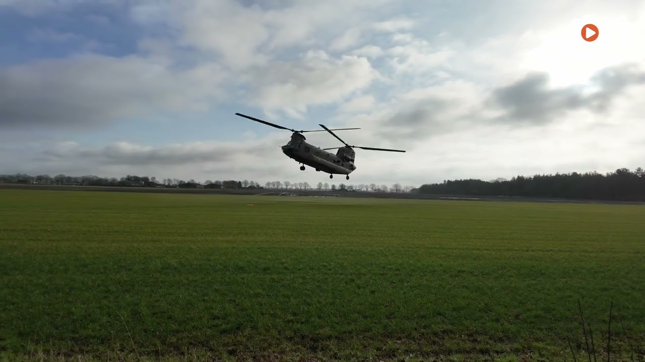 Chinook helikopter Someren Heide 2026