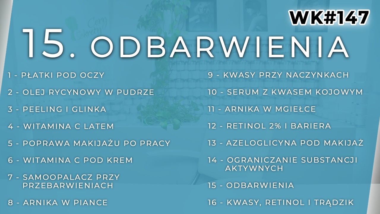PŁATKI i MASKI POD OCZY |  RETINOL 2% i BARIERA | ARNIKA W MGIEŁCE | PEELING i GLINKA || WK#147