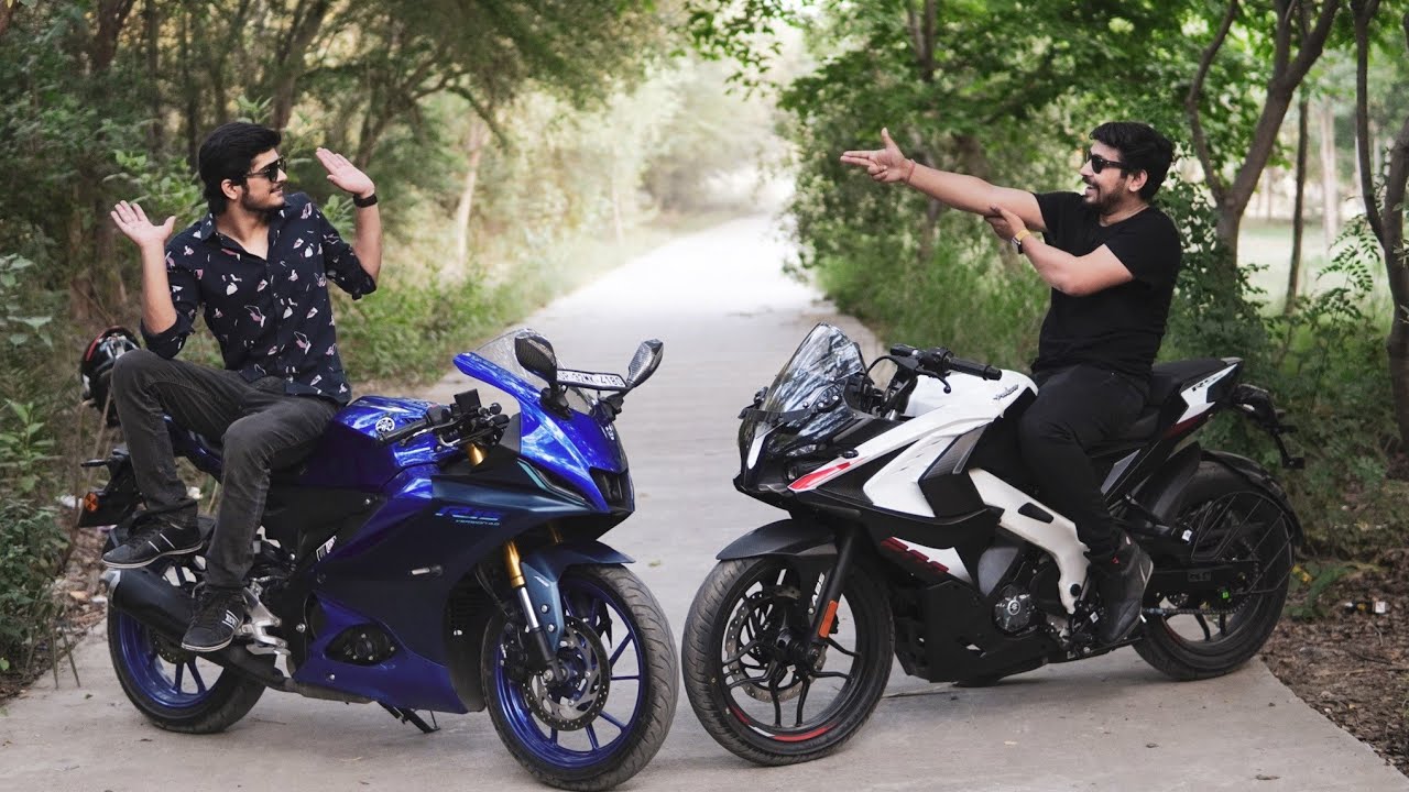 Pulsar RS200 BS7 vs R15 V4 Fan Boy Comparison!