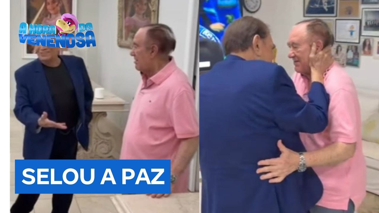 Renato Aragão e Dedé Santana deixam brigas para trás e se reencontram