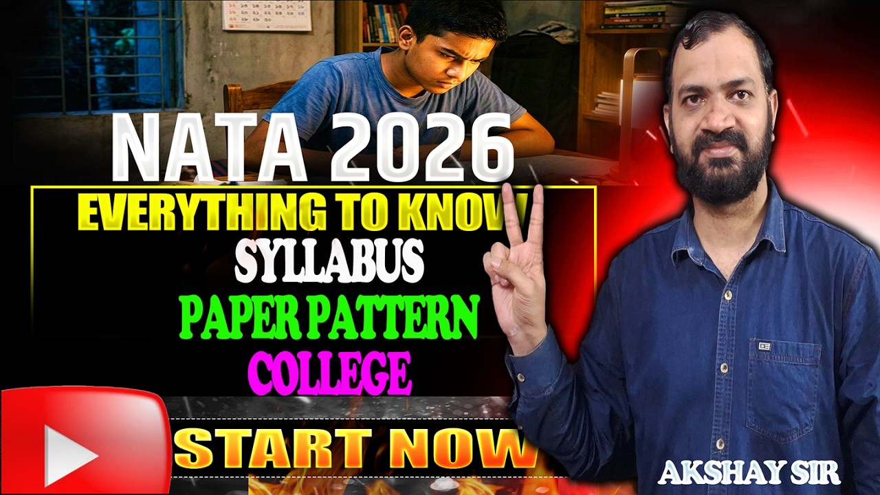 NATA 2026 |  Syllabus | Paper Pattern | Colleges | EveryThing to know