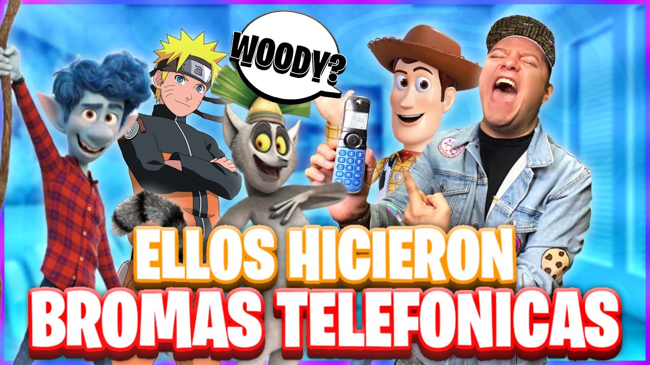 ACTORES DE DOBLAJE HACEN BROMAS POR TELEFONO