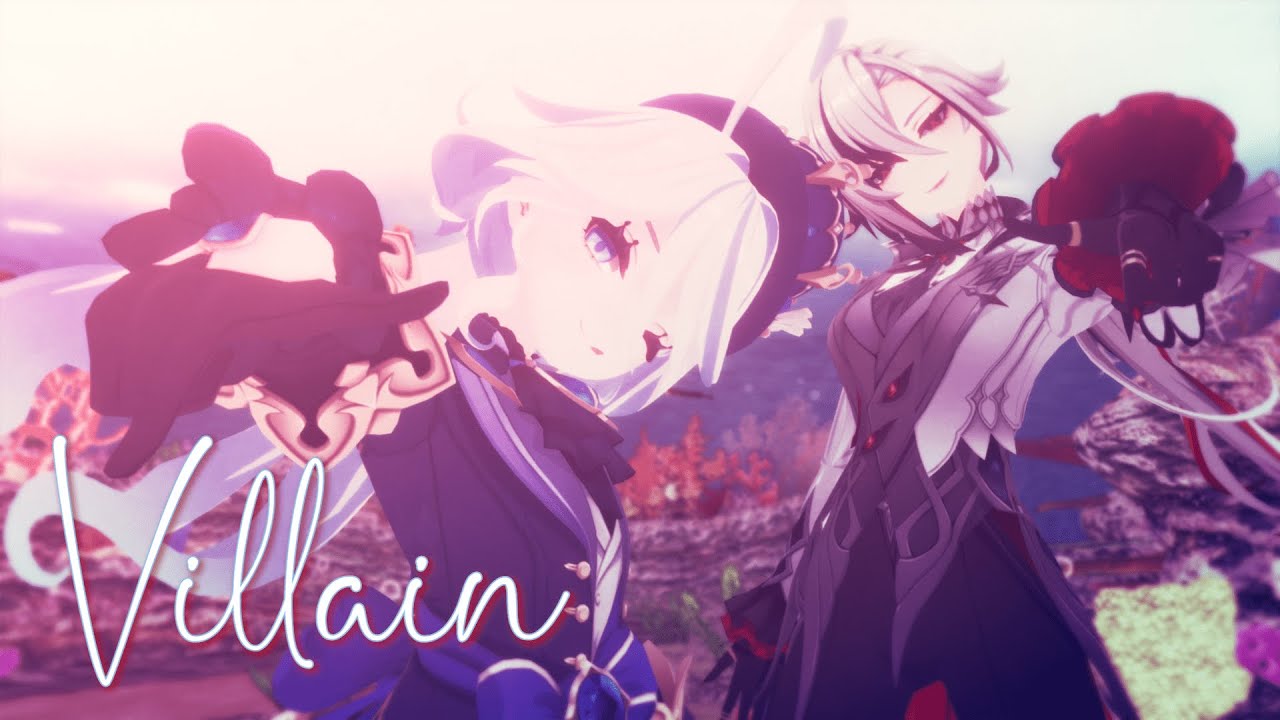 【MMD Genshin | ProSeka】Villain😈/ヴィラン「Arlecchino❌ x Furina/Focalors🍰」
