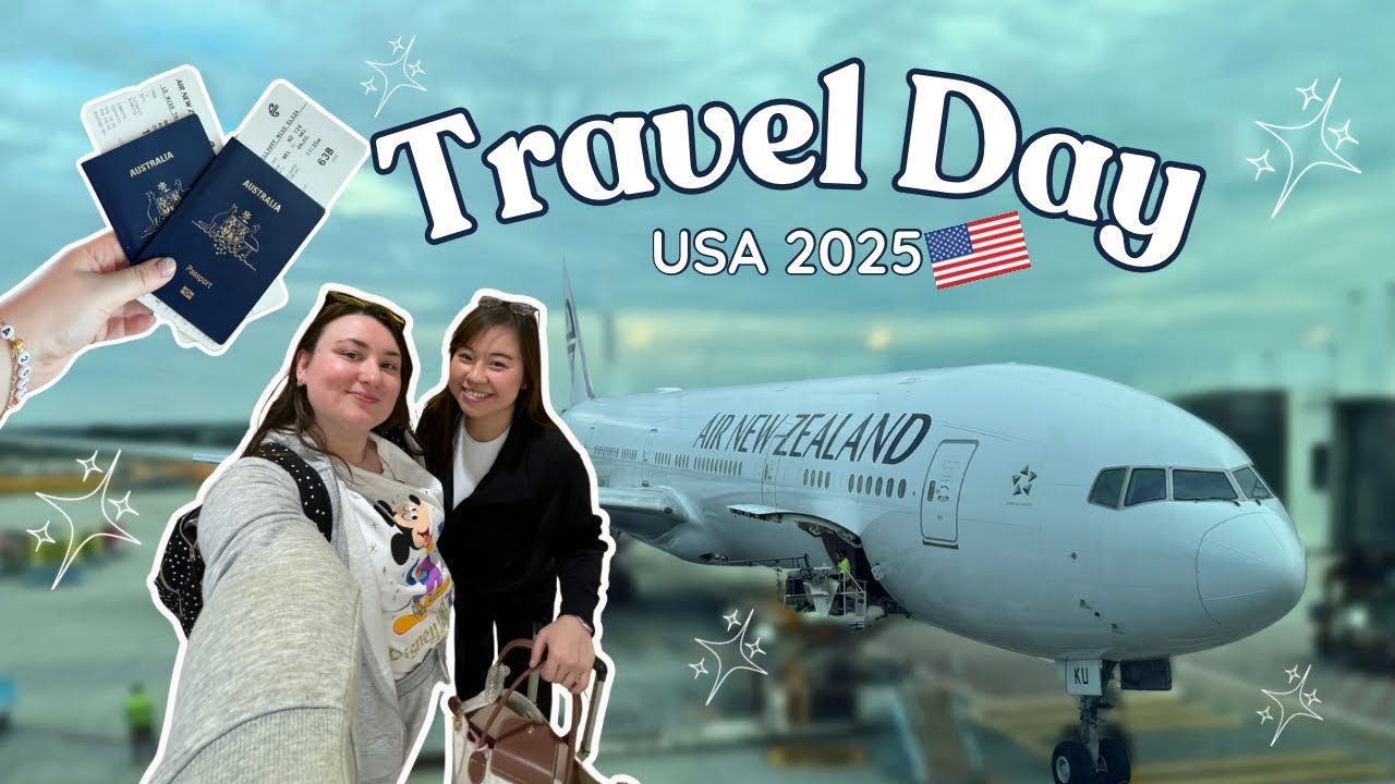 ✨Disneyland Travel Day ✈️ Melbourne → LAX | Erewhon Smoothies & In-N-Out Adventures 🍔