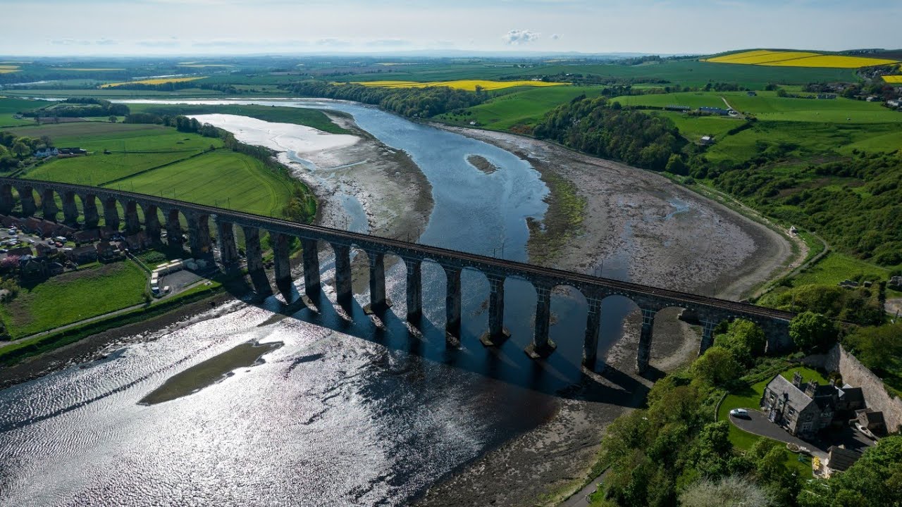berwick upon tweed by drone (4k) 13th may 2023