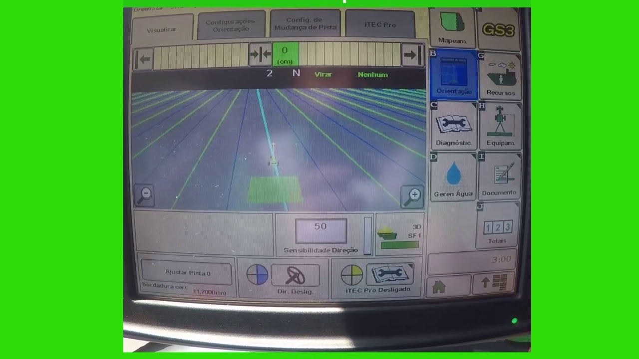 Duas forma de bater ponto no GPS de uma máquina