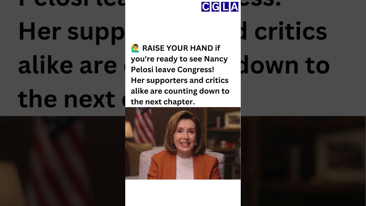 Nancy Pelosi: Time to Retire? 🇺🇸