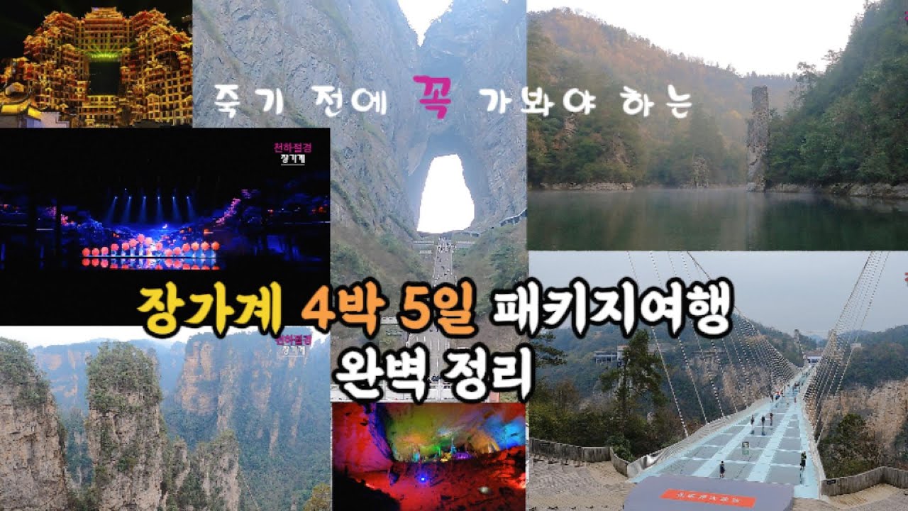 천하절경 중국 장가계 4박 5일 패키지여행 완벽 가이드 꼭 보고 장가계 여행하세요~