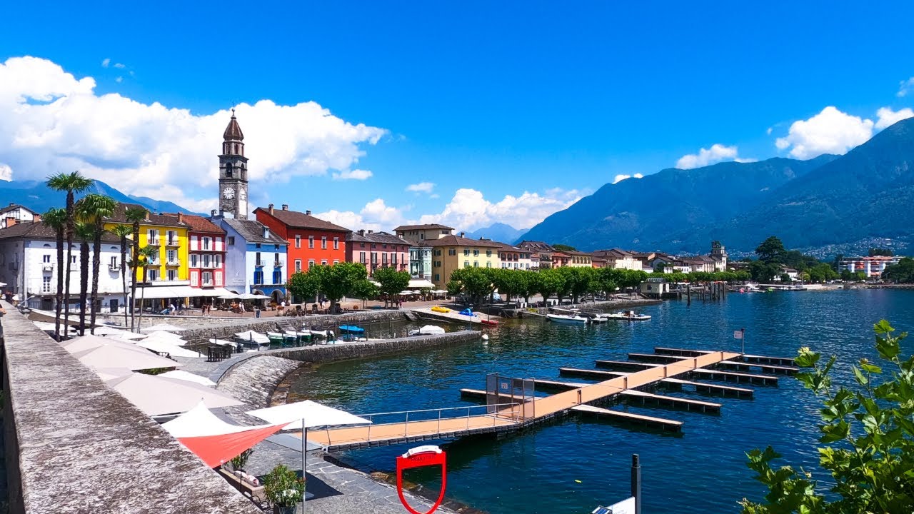 Viaggio in bici🚴‍♂️🚴‍♀️ Locarno-Arona, Svizzera-Italia, Lago Maggiore 💪😀