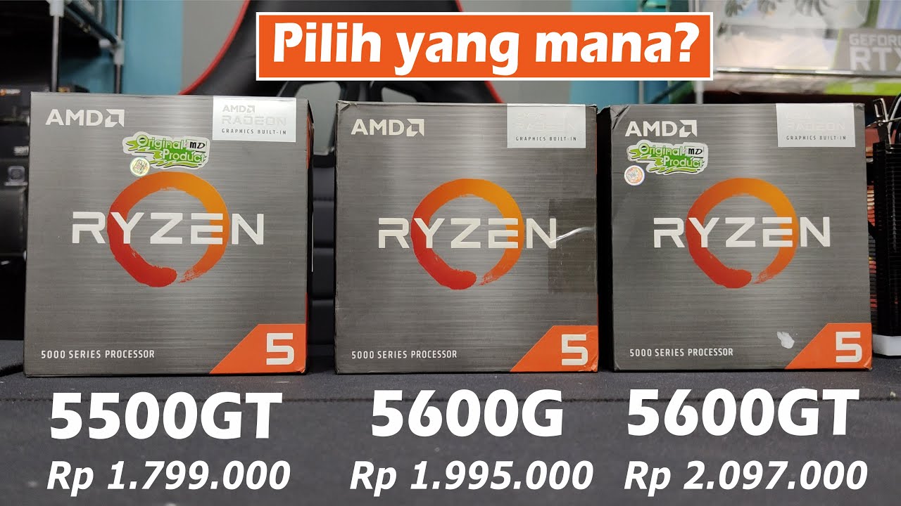 Performa Beda Tipis? Perbandingan Ryzen 5 5500GT vs Ryzen 5 5600G vs  Ryzen 5 5600GT