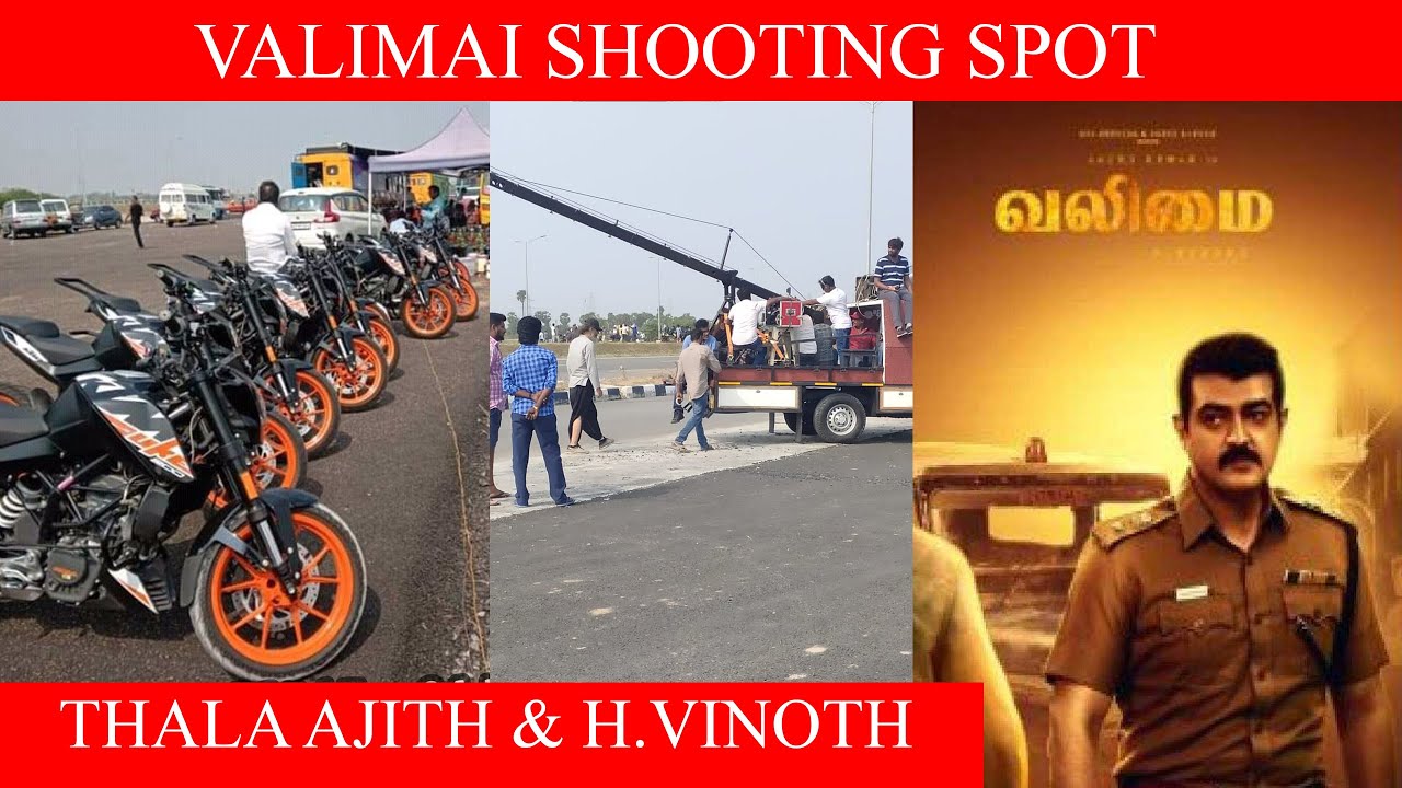 Valimai Bike Stunt Making! | Shooting Spot Update | Thala Ajith | H.Vinoth