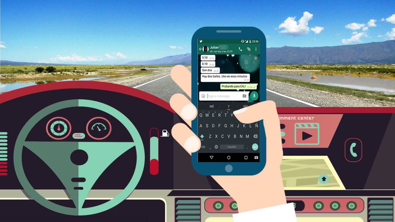 Distracciones al conducir según la OMS
