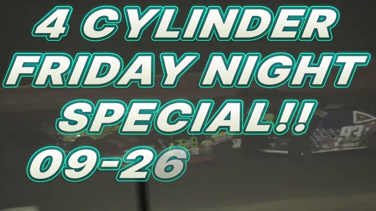 4 Cylinder Friday Night Special at Mid Michigan Raceway Park, Michigan on 09-26-2025!!