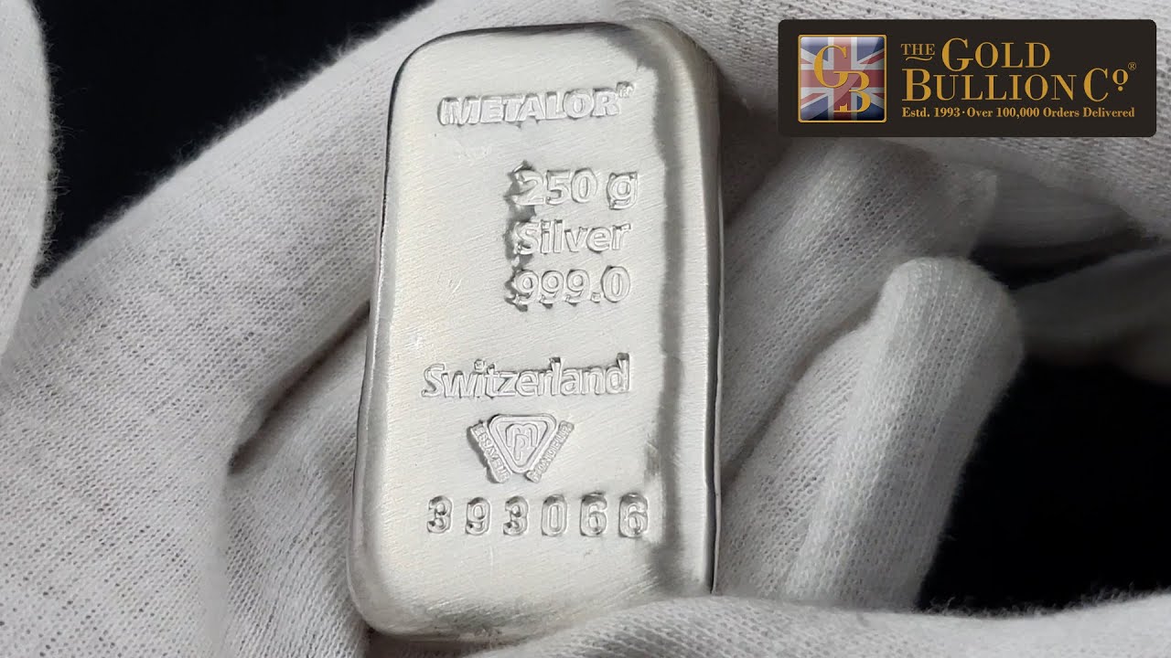 250g Metalor Silver Bar I Buy Now