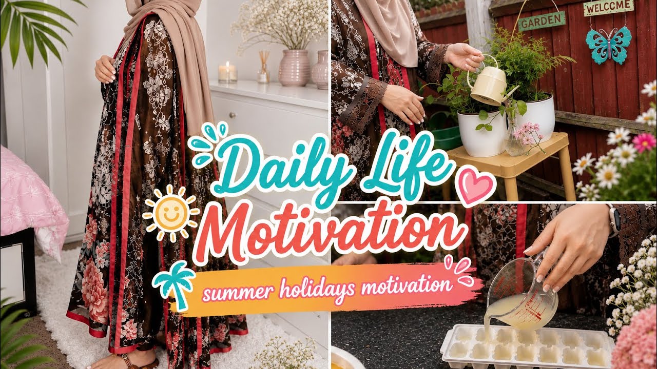 Daily Life Motivation || Summer Holidays Motivation | Pakistani mom Uk 