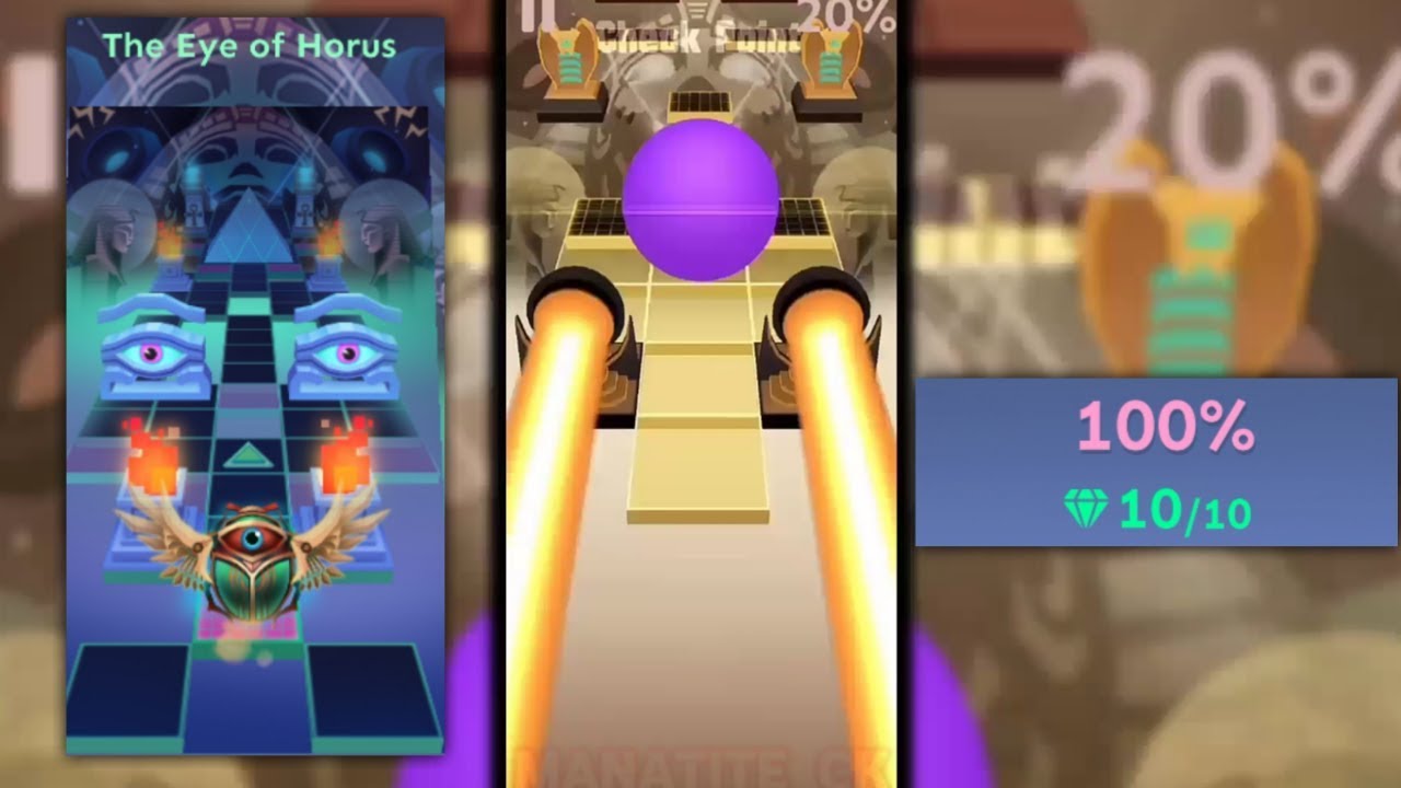 Rolling Sky - The Eye of Horus [Bonus Level 14]