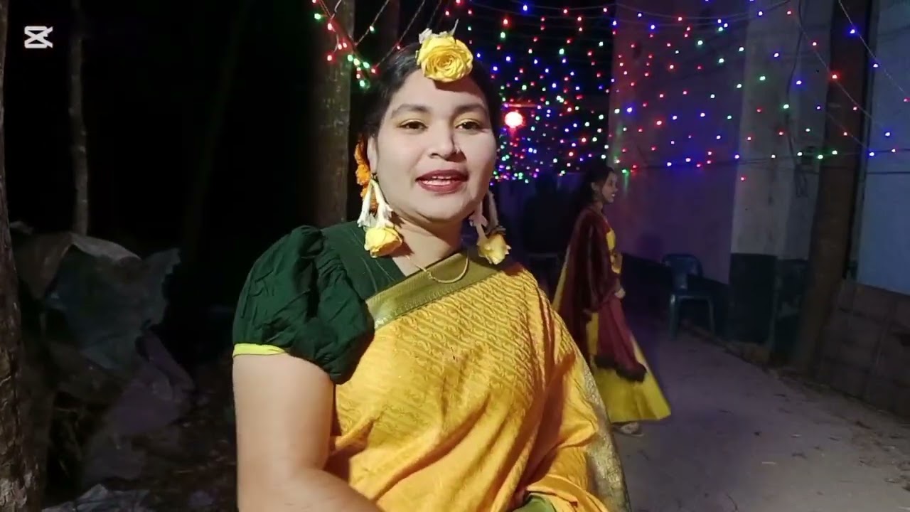  আজকে ভাগনির হলুদে অনুষ্ঠান এ কী কী মজা করলাম?