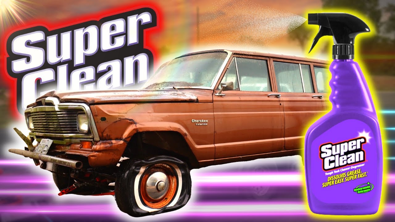 Classic Jeep Rescued From The Woods & The Best Multi Purpose Degreaser Giveaway
