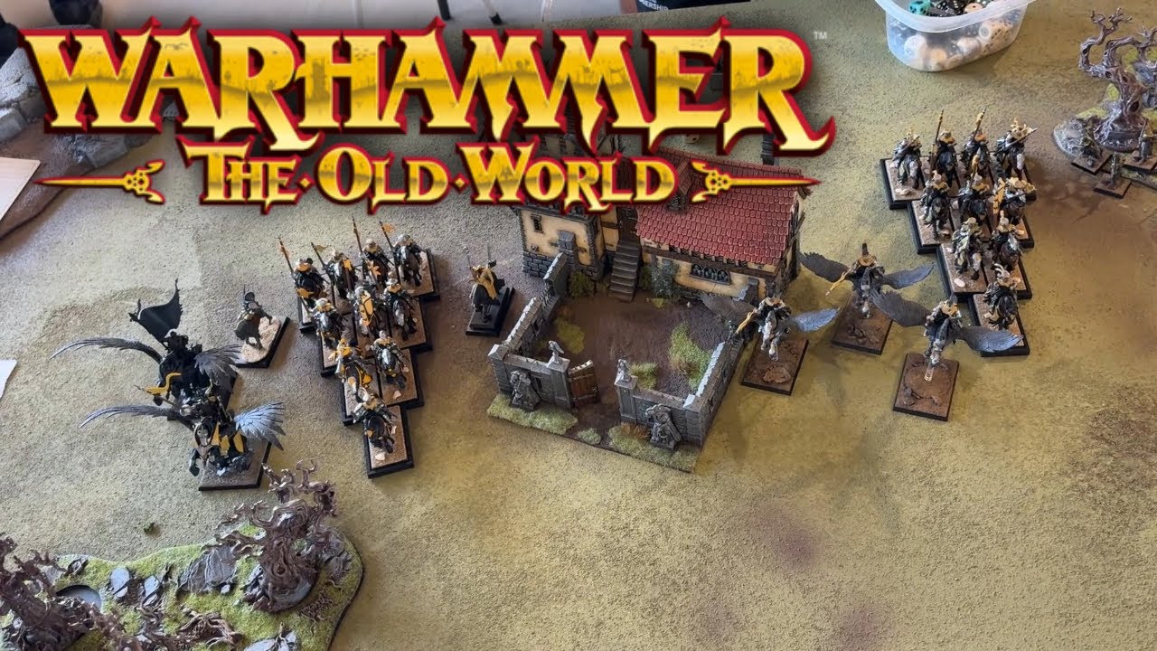 Warhammer the Old World Tournament Battle Report MOAB RND 1 Orcs vs Bretonnia
