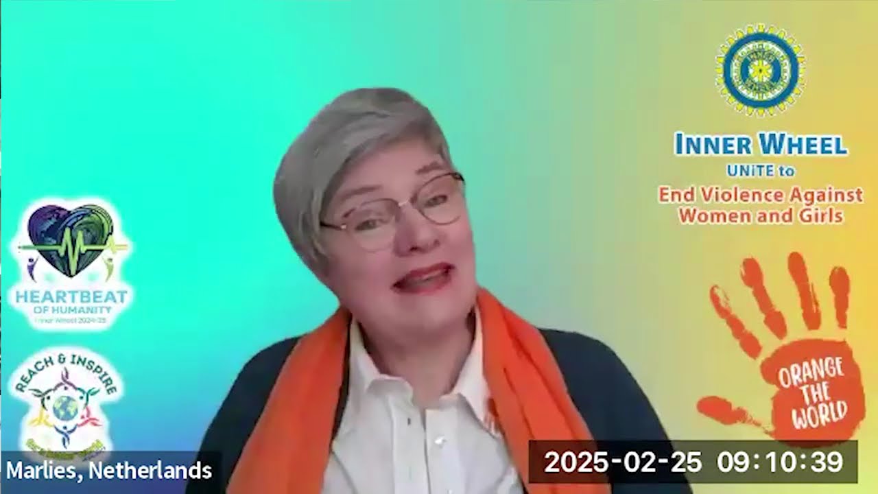 25 Feb 2025 Webinar:  Inner Wheel Orange the World in 2024 and the plan for 2025