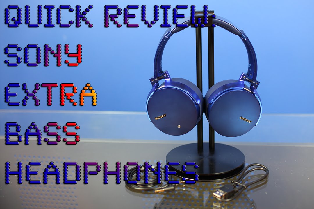 QUICK REVIEW: Sony Extra Bass Bluetooth Headphones!