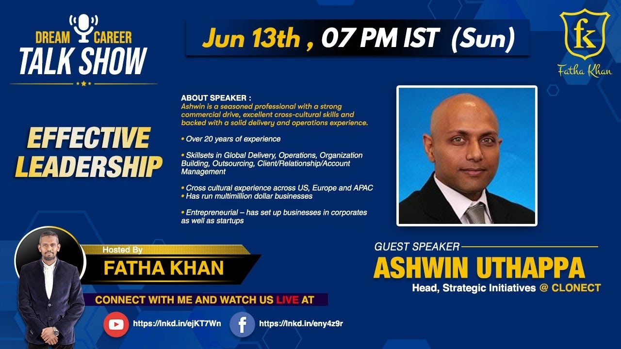 How to become an Effective Leader | Dream Career Talk Show