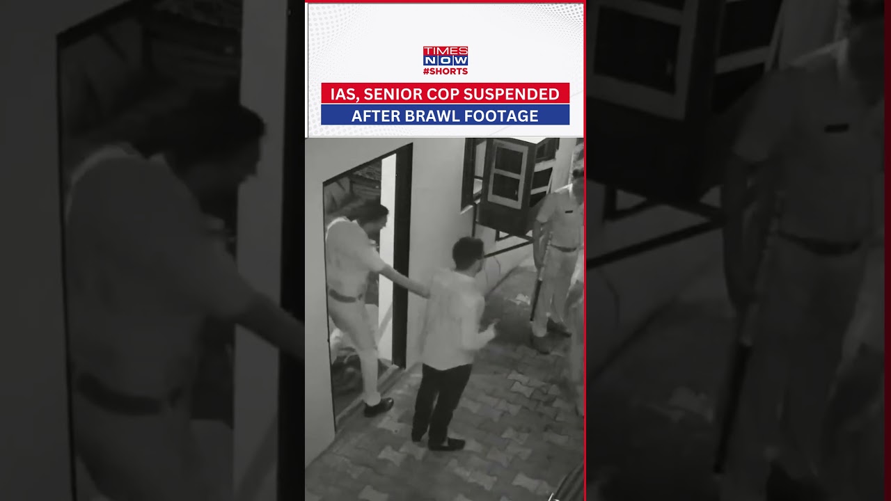 IAS Officer, Senior Cop Suspended Over Video Of Rajasthan Highway Brawl #shorts