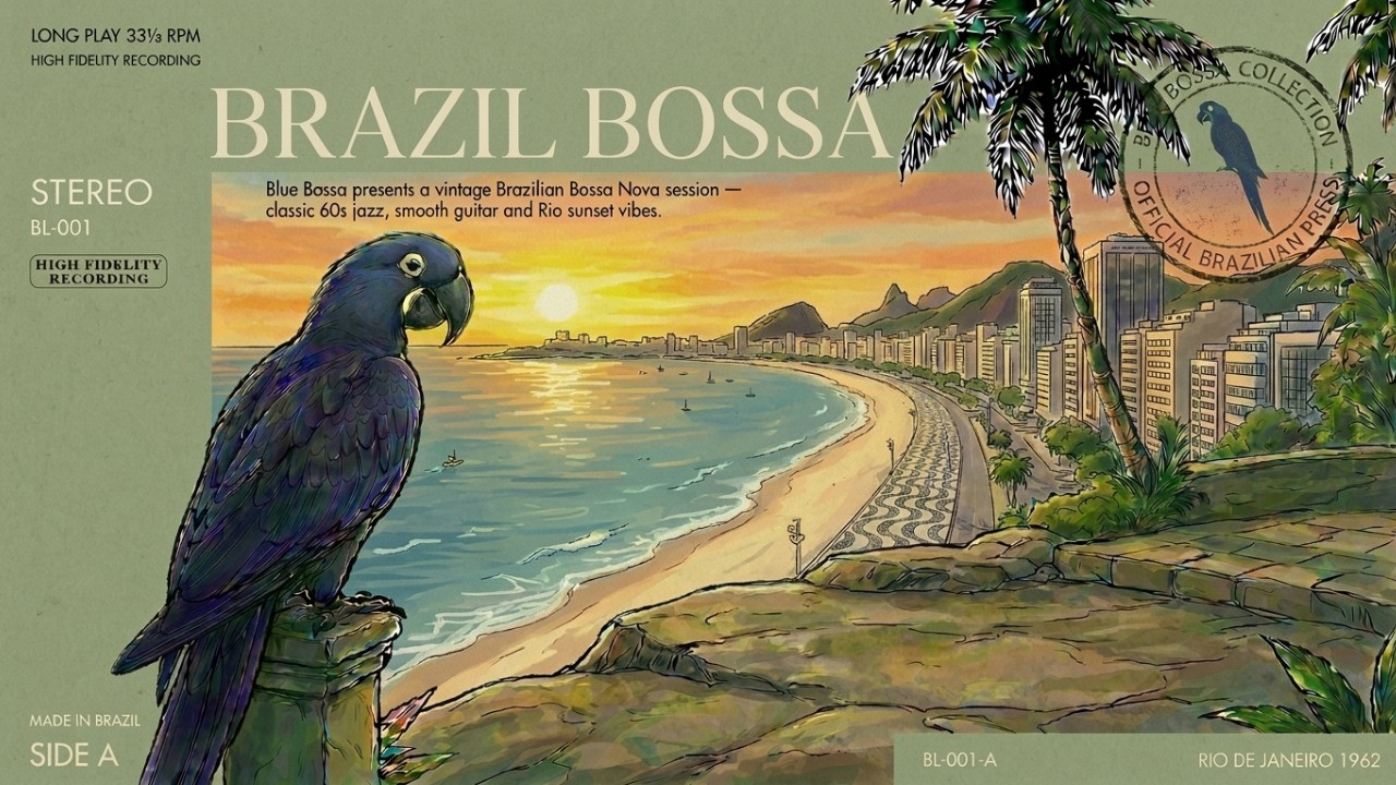 𝑩𝒓𝒂𝒛𝒊𝒍 𝑩𝒐𝒔𝒔𝒂 🎷 — Relaxing Brazilian Bossa Nova & Vintage Jazz | Coffee Shop Ambience