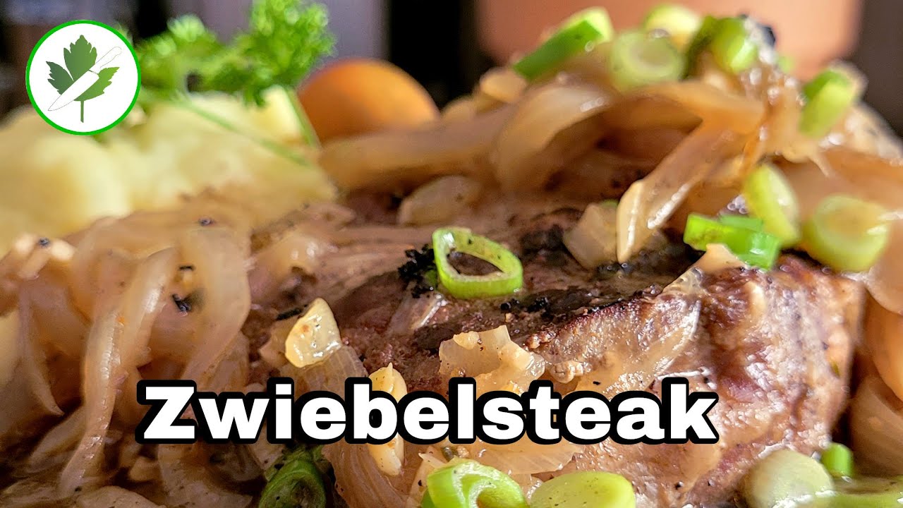 Tender, juicy onion steak from pork neck - a true delight
