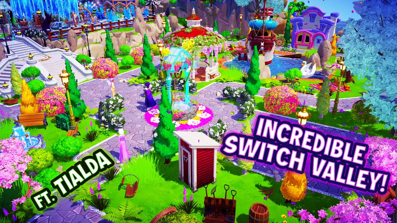 AMAZING Switch Valley Tour in Disney Dreamlight Valley! 2,500 ITEMS? HOW???