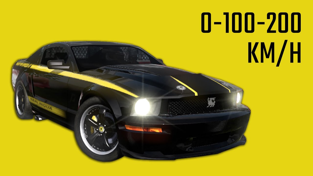 NFS Shelby Terlingua Comparison - 0-100-200 kmh Acceleration
