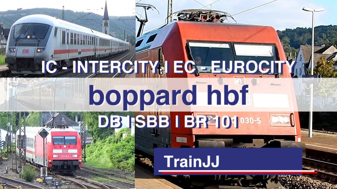 SBB - DB | IC Intercity - EC Eurocity Compilation | Boppard Germany | BR 101