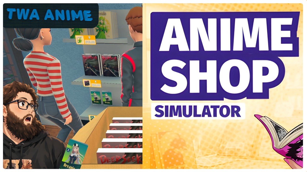 Opened my own ANIME SHOP (Anime Shop Simulator)